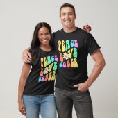 Groovy PEACE LOVE SOBER Fun Lifestyle Still Clean  T-Shirt (Unisex)