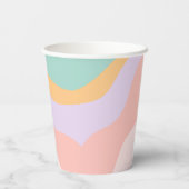 Groovy Peace Out Single Digits 10. Pappbecher (Rückseite)