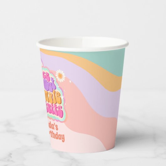 Groovy Peace Out Single Digits 10. Pappbecher (Links)