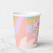 Groovy Peace Out Single Digits 10. Pappbecher (Rechts)