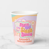 Groovy Peace Out Single Digits 10. Pappbecher (Vorderseite)