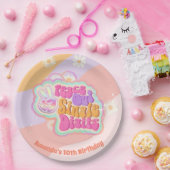 Groovy Peace Out Single Digits 10. Pappteller (Party)