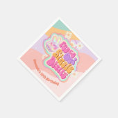 Groovy Peace Out Single Digits 10. Serviette (Ecke)