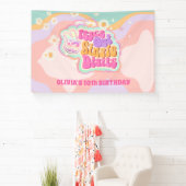 Groovy Peace Out Single Digits 10. Zeichen Banner (InSitu)