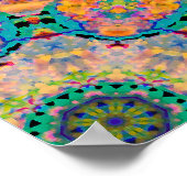 Groovy Peace Poster (Ecke)