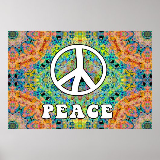 Groovy Peace Poster (Vorne)