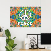 Groovy Peace Poster (Heimbüro)