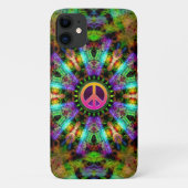 Groovy Peace Sign Rainbow Joy Case-Mate iPhone Hülle (Rückseite)