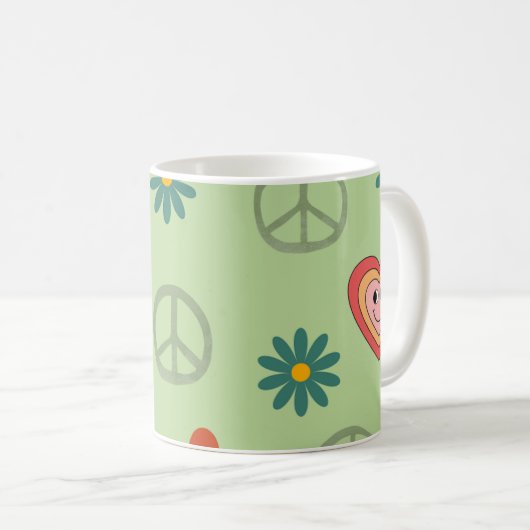 Groovy Peace Tasse (VorderseiteRechts)