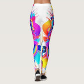 Groovy Peace Vibes Leggings (Rückseite)