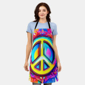 Groovy Peace Vibes Schürze (Getragen)
