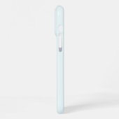 Groovy Penguin Music Lover Phone Case - Light Blue iPhone Hülle (Linke Seite)