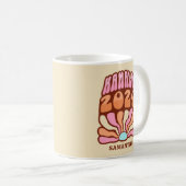 Groovy Personalisiert Retro Kamala Harris 2024 Kaffeetasse (VorderseiteRechts)