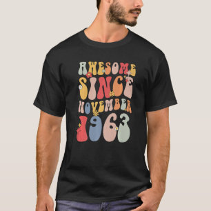 Groovy Phantastisch seit November 1963 Retro 59. T-Shirt