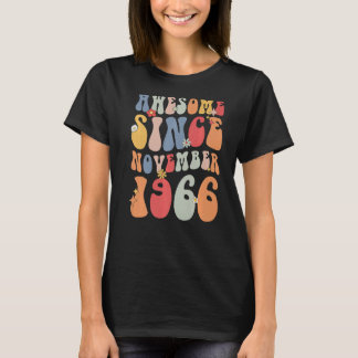 Groovy Phantastisch seit November 1966 Retro 56. T-Shirt
