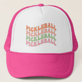 Groovy Pickleball Truckerkappe (Vorderseite)
