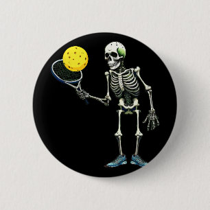 Groovy Picklell Skelett-Shirt Halloween-Kostüm Bil Button