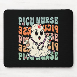 Groovy PICU Nurse Halloween Costume Peds Nurse Mousepad