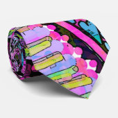 Groovy Pilz-Krawatte Krawatte (Gerollt)