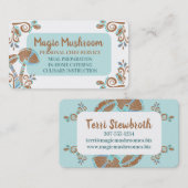 Groovy Pilze Koch Catering kulinarisch Visitenkarte (Vorne/Hinten)