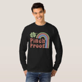 Groovy PINCH PROOF St Patrick s Day Shamrock T-Shirt (Vorne ganz)