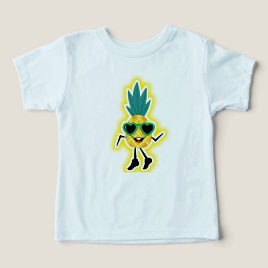 Groovy Pineaple Vibes - Cool Obstbäume Cartoon (Design Vorderseite)