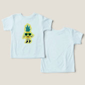 Groovy Pineaple Vibes - Cool Obstbäume Cartoon (Design Vorderseite & Rückseite)