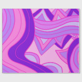 Groovy Pinks Geschenkpapier (Flach)