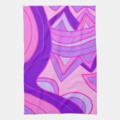 Groovy Pinks Geschirrtuch (Vertikal)