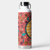 Groovy Pisces Custom Trinkflasche (Vorderseite)