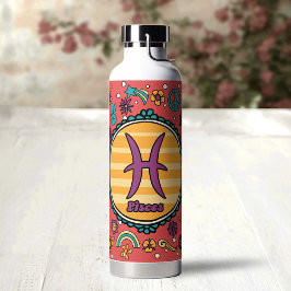 Groovy Pisces Custom Trinkflasche