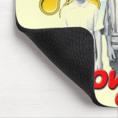 Groovy Pop-Kunst Mousepad (Ecke)