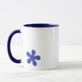Groovy Pop-Kunst-Tasse mit Acent Blume Tasse (Links)
