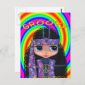 Groovy Postcard Postkarte (Vorne/Hinten)