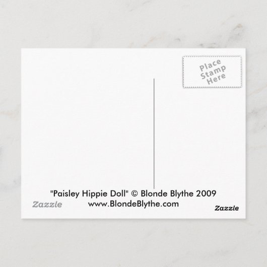 Groovy Postcard Postkarte (Rückseite)