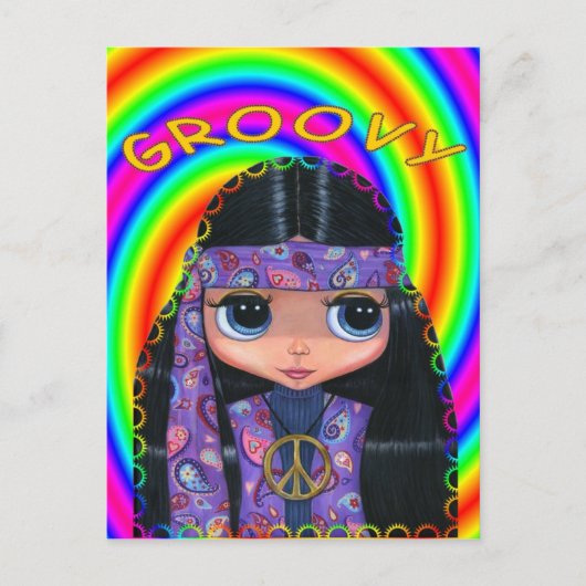 Groovy Postcard Postkarte (Vorderseite)