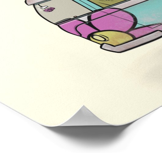 Groovy Poster (Ecke)