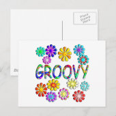 Groovy Postkarte (Vorne/Hinten)