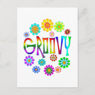GROOVY POSTKARTE