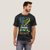 Groovy Proud Down Syndrome Uncle Awareness Matchin T-Shirt (Vorne ganz)