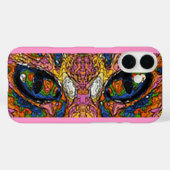 Groovy Psychedelic Cat Eyes Case-Mate iPhone Hülle (Rückseite (Horizontal))