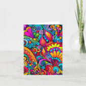 Groovy Psychedelic Floral (Vorderseite)