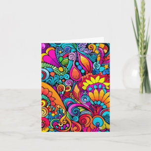 Groovy Psychedelic Floral