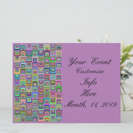 Groovy Psychedelic Hippie-Stil Thunder_Cove (Stehend Vorderseite)