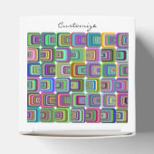 Groovy Psychedelic Hippie-Stil Thunder_Cove Geschenkschachtel (Oben)