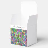 Groovy Psychedelic Hippie-Stil Thunder_Cove Geschenkschachtel (Geöffnet)