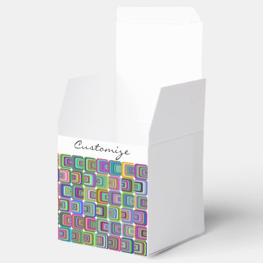 Groovy Psychedelic Hippie-Stil Thunder_Cove Geschenkschachtel (Geöffnet)