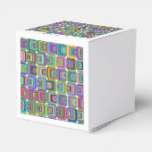 Groovy Psychedelic Hippie-Stil Thunder_Cove Geschenkschachtel (Rückseite)