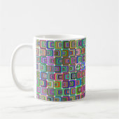 Groovy Psychedelic Hippie-Stil Thunder_Cove Kaffeetasse (Links)