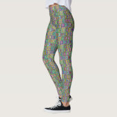 Groovy Psychedelic Hippie-Stil Thunder_Cove Leggings (Links)